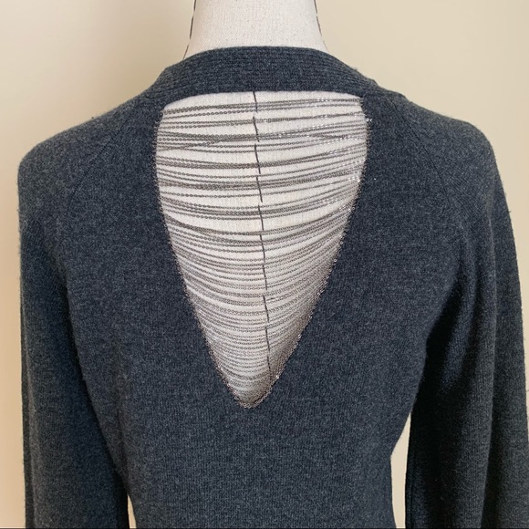 Mike Gonzalez Ella Sweater with Chain Cutouts Cashmere Wool Blend - Picture 7 of 13